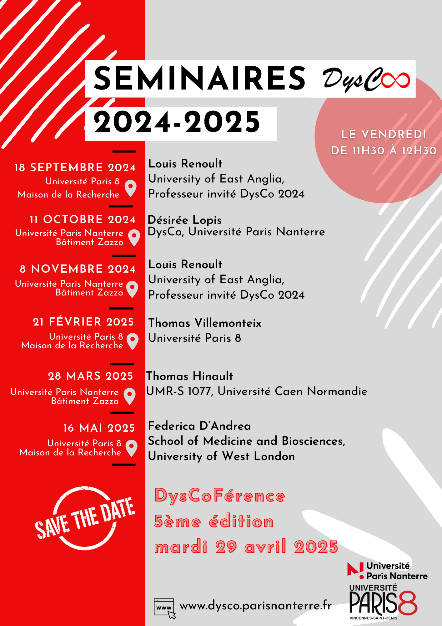 Séminaires DysCo 2024-2025